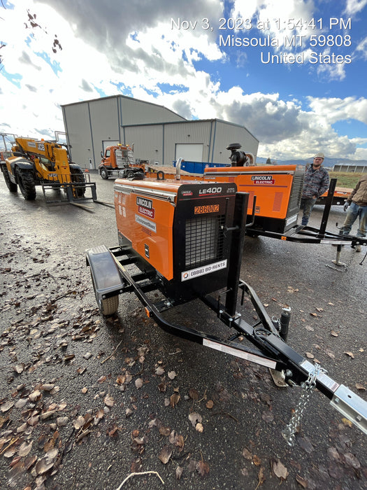 2022 Lincoln Electric LE400 Kubota V1505, Trlr, Cable Rack, Light Kit, ES Decals, T3