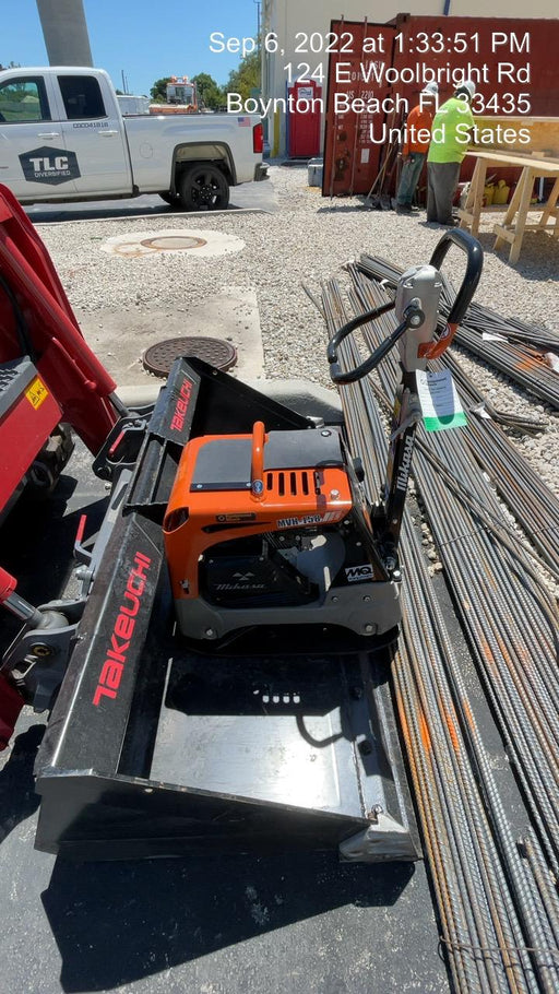 2022 Multiquip MVH158 Honda GX200, 17" Plate, Gas