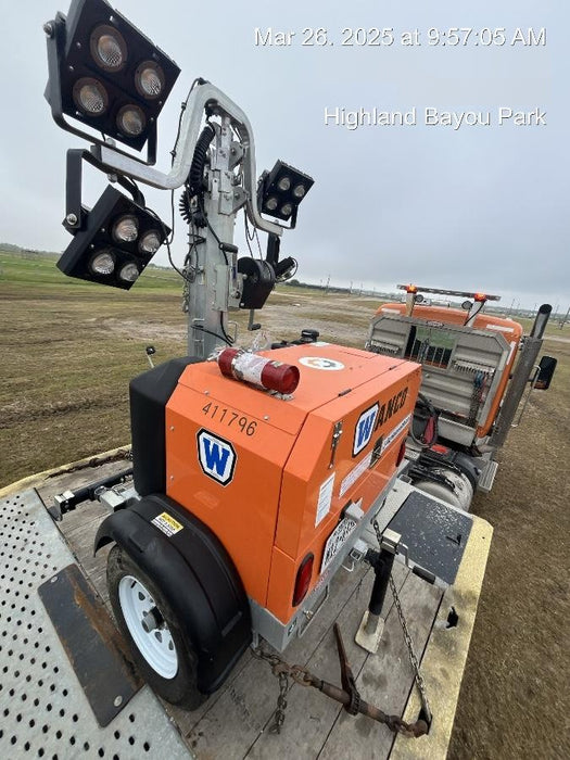 2024 Wanco WLTT-4MM4K Diesel, Deep Sea Controller, Shore Power Plug, Auto Start, (4) 350W LED Floodlights, 4kW Generator, 60 Gal Fuel Tank, 2" Ball, T3