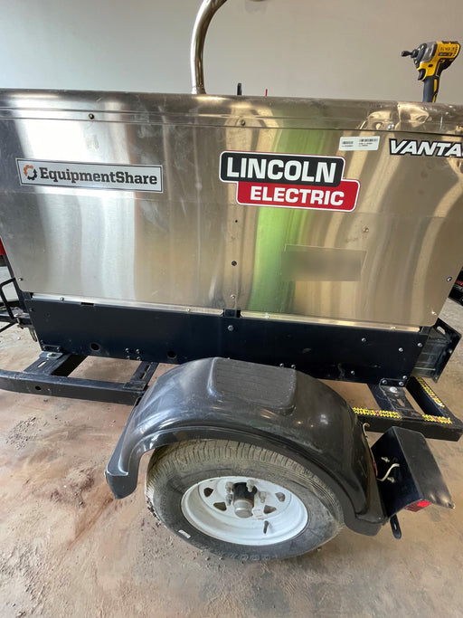 2020 Lincoln Electric Vantage 322 Welder Ready-Pak 3, w/ GPS & Decals (includes trailer, cable rack, fender light kit)