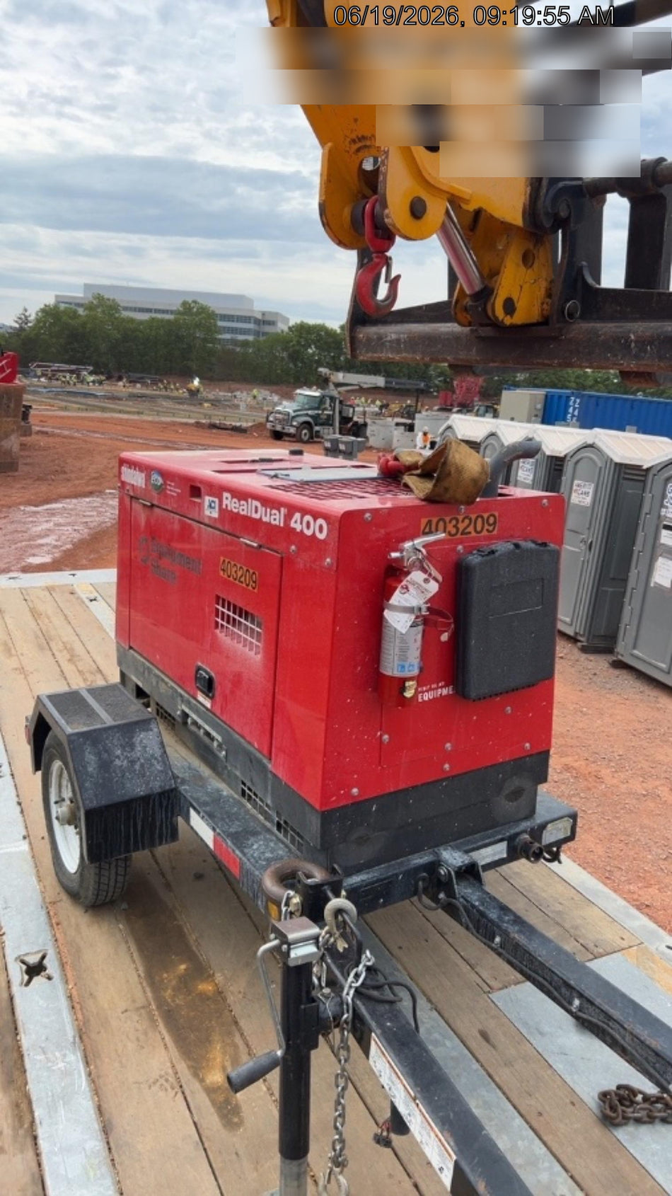 2024 Shindaiwa DGW400MDL Kubota D902 Engine, 23 HP, Dual Op Welder, Wire, Arc, Droop Stick, Tig, and CC Stick Functionality, Simulphase, 3 Phase and 1 Phase Gen Output, Single Axle NB Trlr, Slr Trckl Chrg 12V 12W, Fire Ext