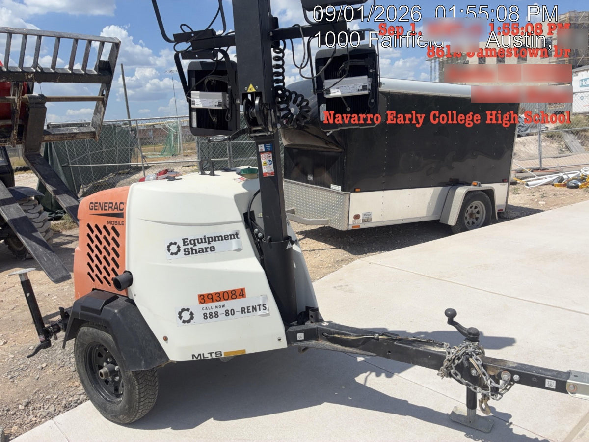 2024 Generac MLT2 Diesel, Flex Switch 120V Input, Powerzone Controller, 
(4) 320W LED Lights, 4kW Generator, 39.9 Gal Fuel Tank, 2" Ball, T3