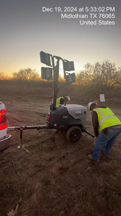 2024 Wacker Neuson LTT4 Diesel, Kohler KDW702, Deep Sea Controller, Auto Start, LED 320W, Bypass Outlet, T3