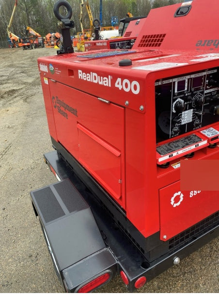2024 Shindaiwa DGW400MDL Kubota D902 Engine, 23 HP, Dual Op Welder, Wire, Arc, Droop Stick, Tig, and CC Stick Functionality, Simulphase, 3 Phase and 1 Phase Gen Output, Single Axle NB Trlr, Slr Trckl Chrg 12V 12W, Fire Ext