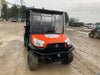 2022 Kubota RTV-X1140W-H Plastic Canopy, Windshield Acrylic Clear, LED Strobe Light, Wire Harness Kit, Back up Alarm
