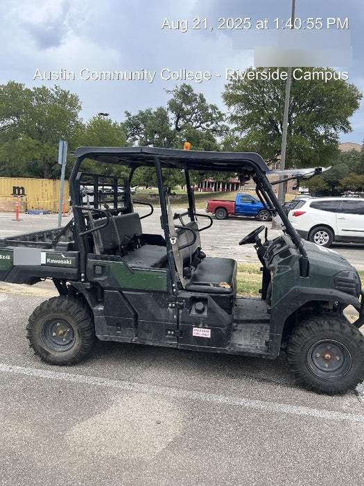 2019 Kawasaki Mule PRO-FXT Standard Options, Backup Alarm, Beacon, Plastic Hard Top, Poly Windshield, Horn Kit
