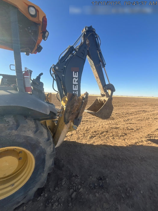 2019 John Deere 310LEP 4WD, Canopy, Standard dipper, ISO Controls, Rear Auxiliary Hydraulics w/Manual QC, Buckets: 12”, 18”, and 24”