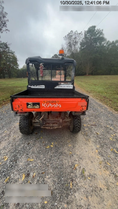 2020 Kubota RTV-XG850WL-H 4wd Utility Cart, 4 Seat,Gas, LED Strobe, Windshield Tempered Glass, Plastic Canopy, Wire Harness Kit, Backup Alarm