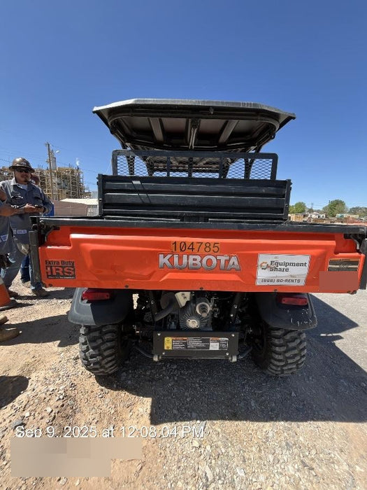2020 Kubota RTV-X1140W-H 4WD utility cart -LED strobe -Windshield tempered glass -Plastic canopy -Wire harness kit -Backup alarm