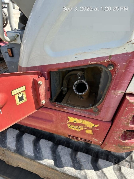 2019 Takeuchi TB260 Takeuchi TB260 Canopy w/Rubber Tracks, Auxiliary Hydraulics, Standard Blade, Manual QC, 12 / 18 / 24" Buckets, Hydraulic Thumb Installed