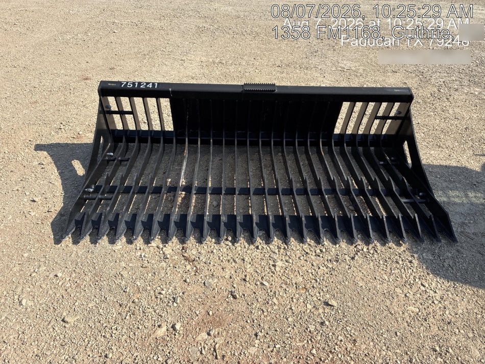 2026 DOUBLE R ATTACHMENTS 78" Rock Bucket, Double R Attachments