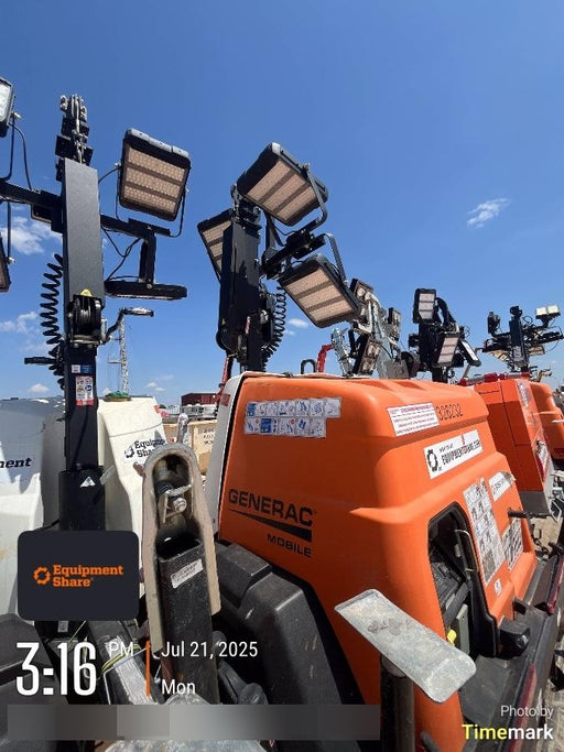 2023 Generac MLT2 Diesel, Flex Switch 120V Input, Powerzone Controller, (4) 320W LED Lights, 4kW Generator, 39.9 Gal Fuel Tank, 2" Ball, T3