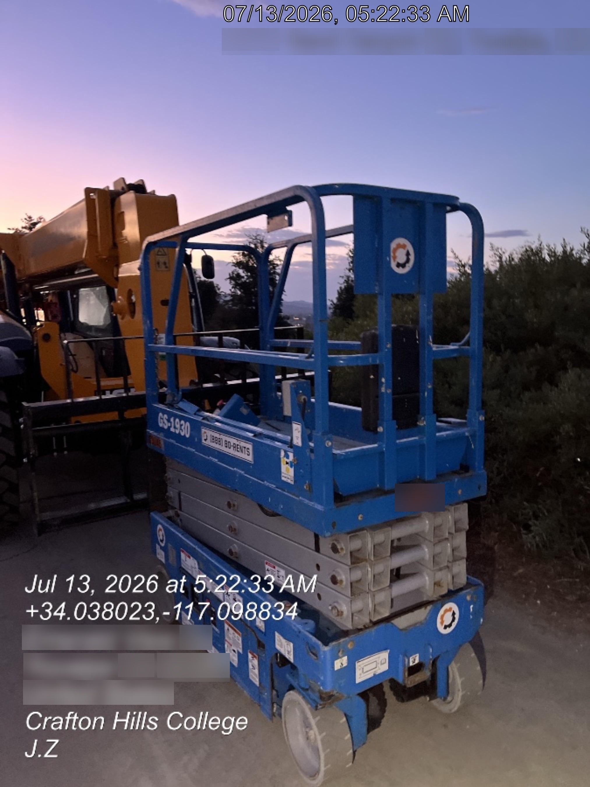 2020 Genie GS-1930 Standard Machine
