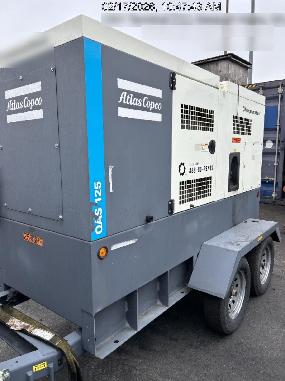 2022 ATLAS COPCO QAS 125