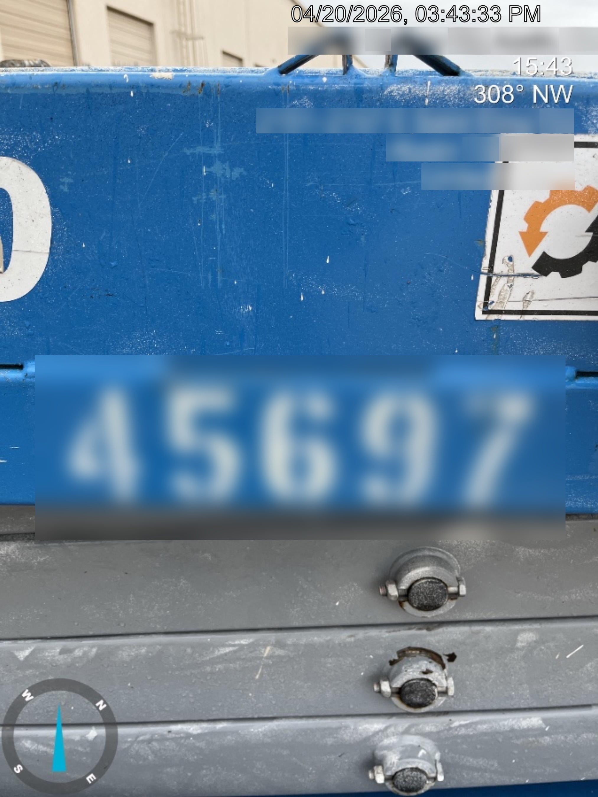 2019 Genie GS-1930 Fixed rails with chain Entry