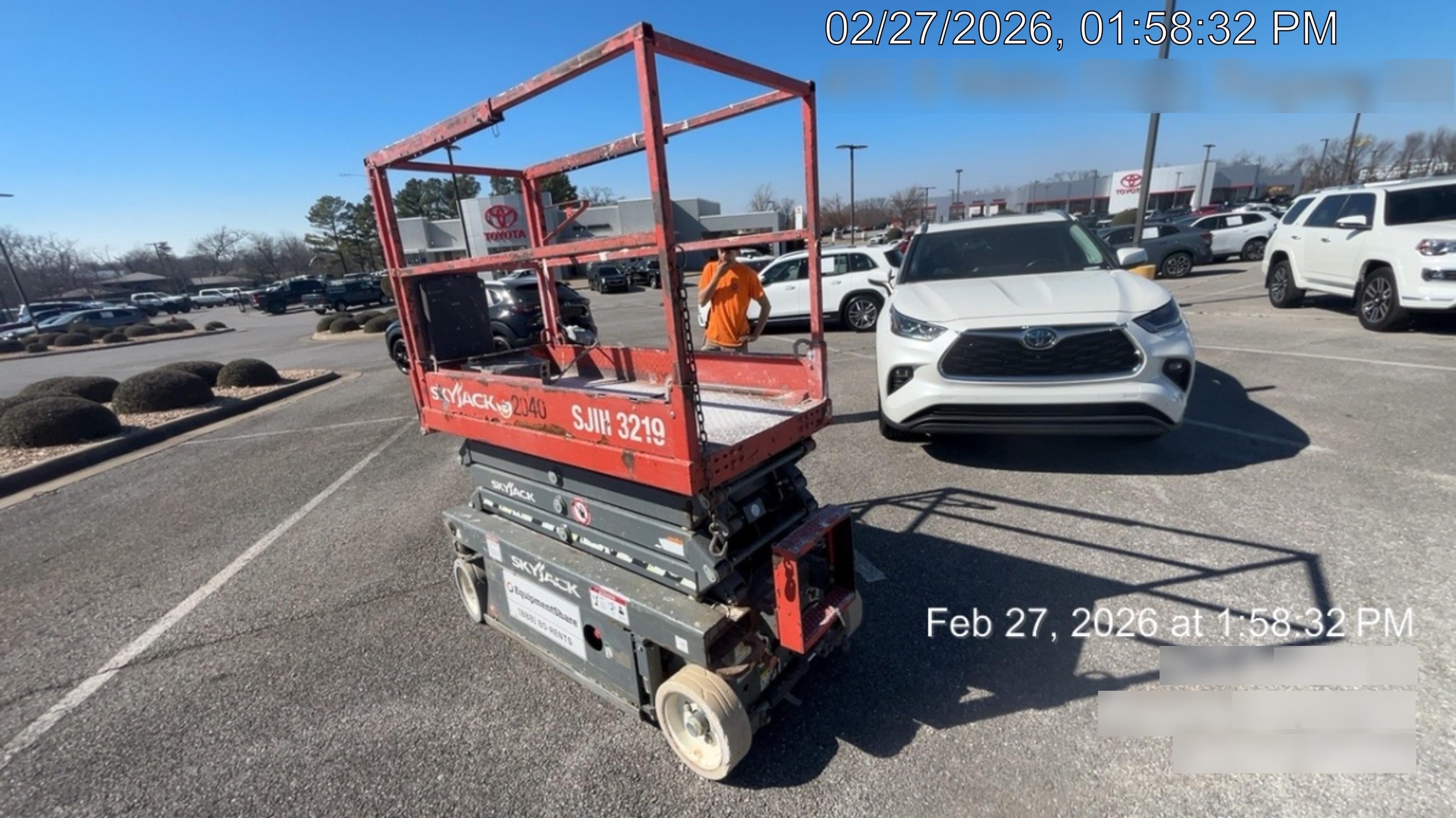 2016 Skyjack SJIII-3219 Skyjack SJ3219 Scissor Lift