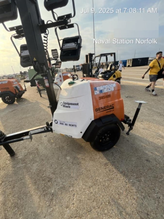 2023 Generac MLT2 Diesel, Flex Switch 120V Input, Powerzone Controller, (4) 320W LED Lights, 4kW Generator, 39.9 Gal Fuel Tank, 2" Ball, T3