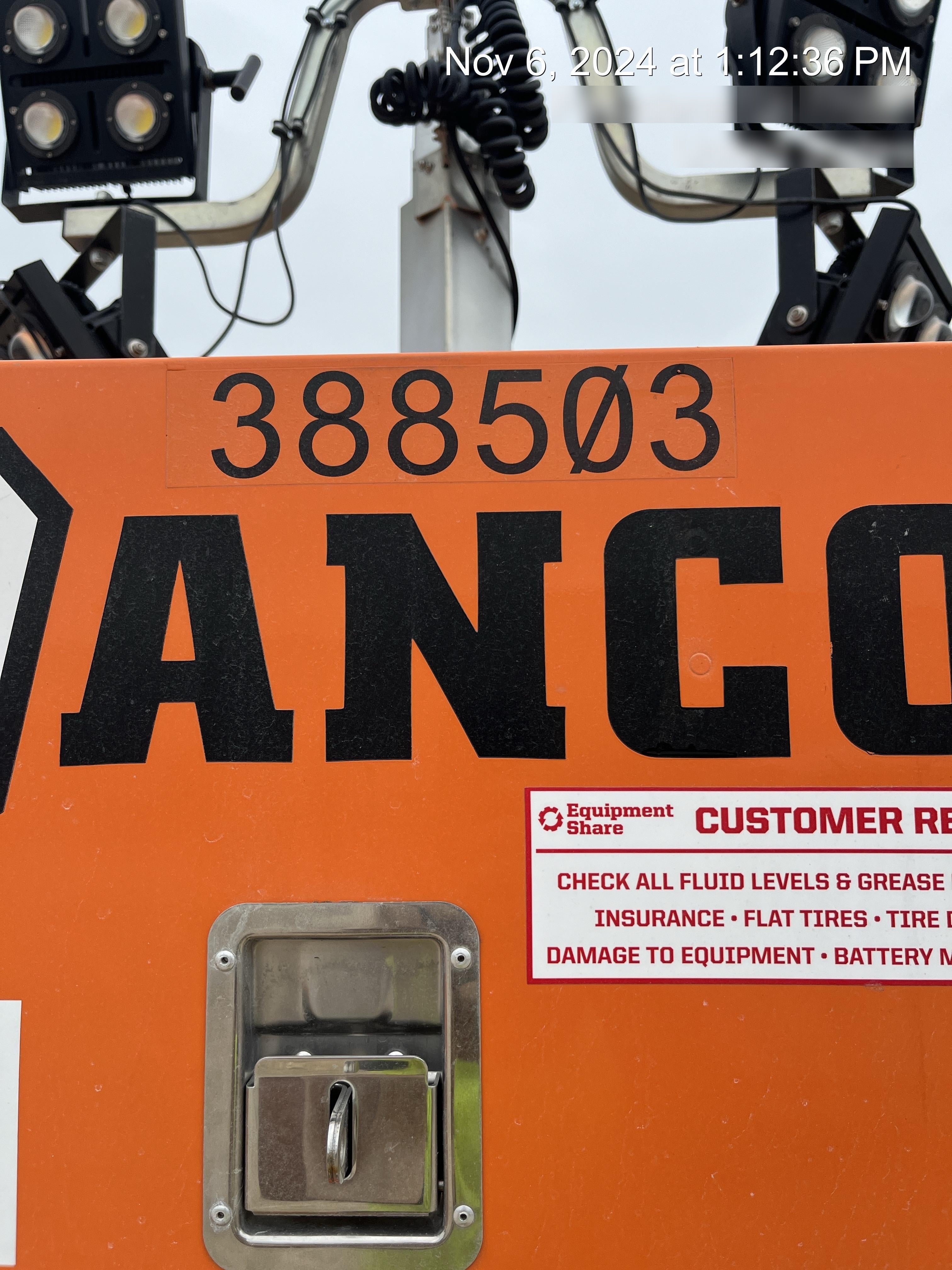 2024 Wanco WLTT-4MM4K Diesel, Deep Sea Controller, Shore Power Plug, Auto Start, (4) 350W LED Floodlights, 4kW Generator, 60 Gal Fuel Tank, 2" Ball, T3