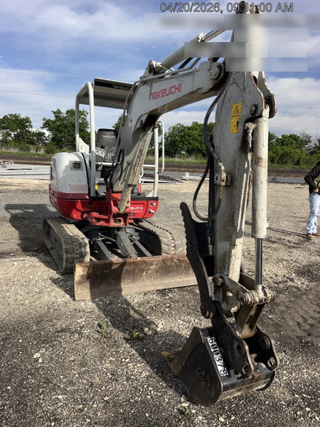 2020 Takeuchi TB235-2R Canopy, Rubber Tracks, Manual TAG QC
