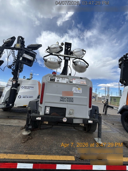 2018 Wacker Neuson LTV6L-MH Wacker Neuson LTV6L Mobile Light Tower w/Fuel Level Sensor Installed