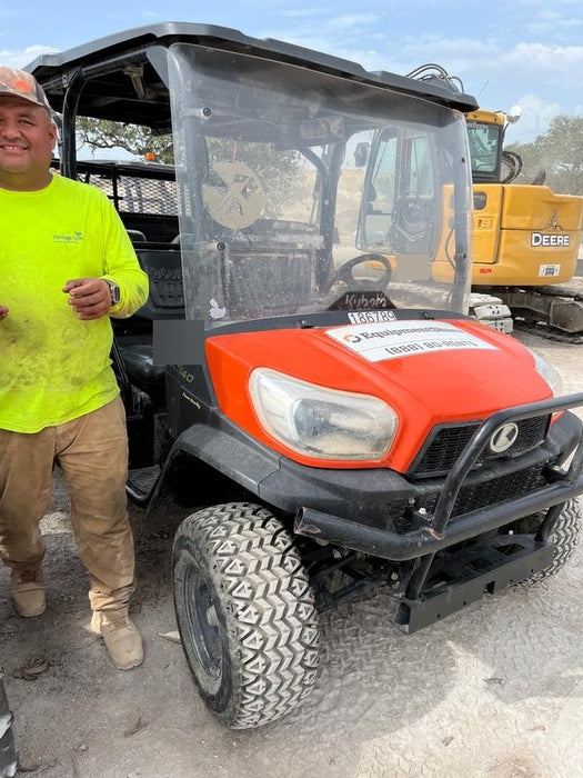Kubota RTV-X1140W-H Plastic Canopy, Windshield Acrylic Clear, LED Strobe Light, Wire Harness Kit, Back up Alarm