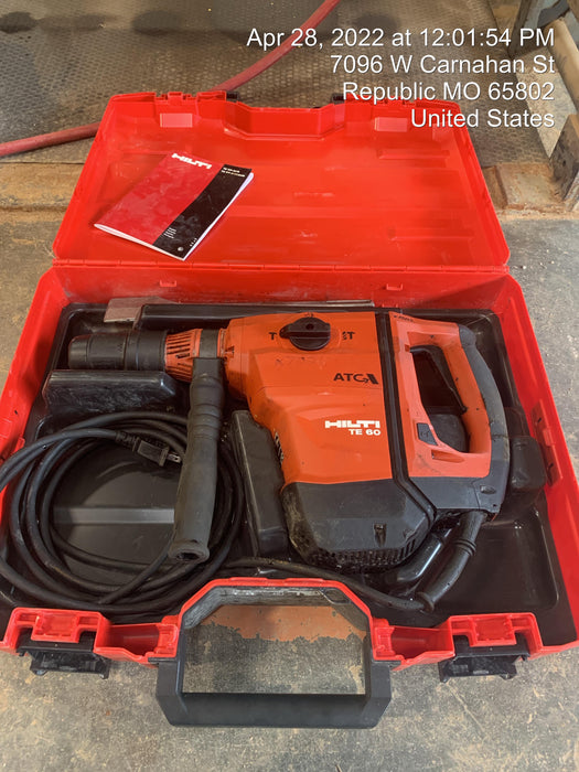 2020 HILTI TE 60-ATC/AVR