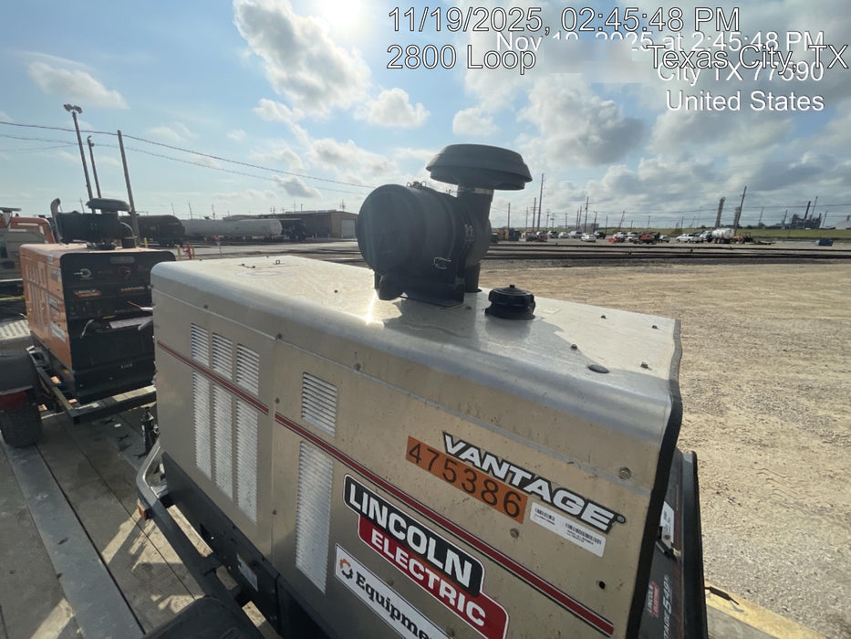 2024 Lincoln Electric Vantage 549X Vantage 549X Ready Pak 3 w/ Telematics & Decals, Stainless (Includes Trailer, Cable Rack, Fender Light Kit), part #K3534-2-RP3MES