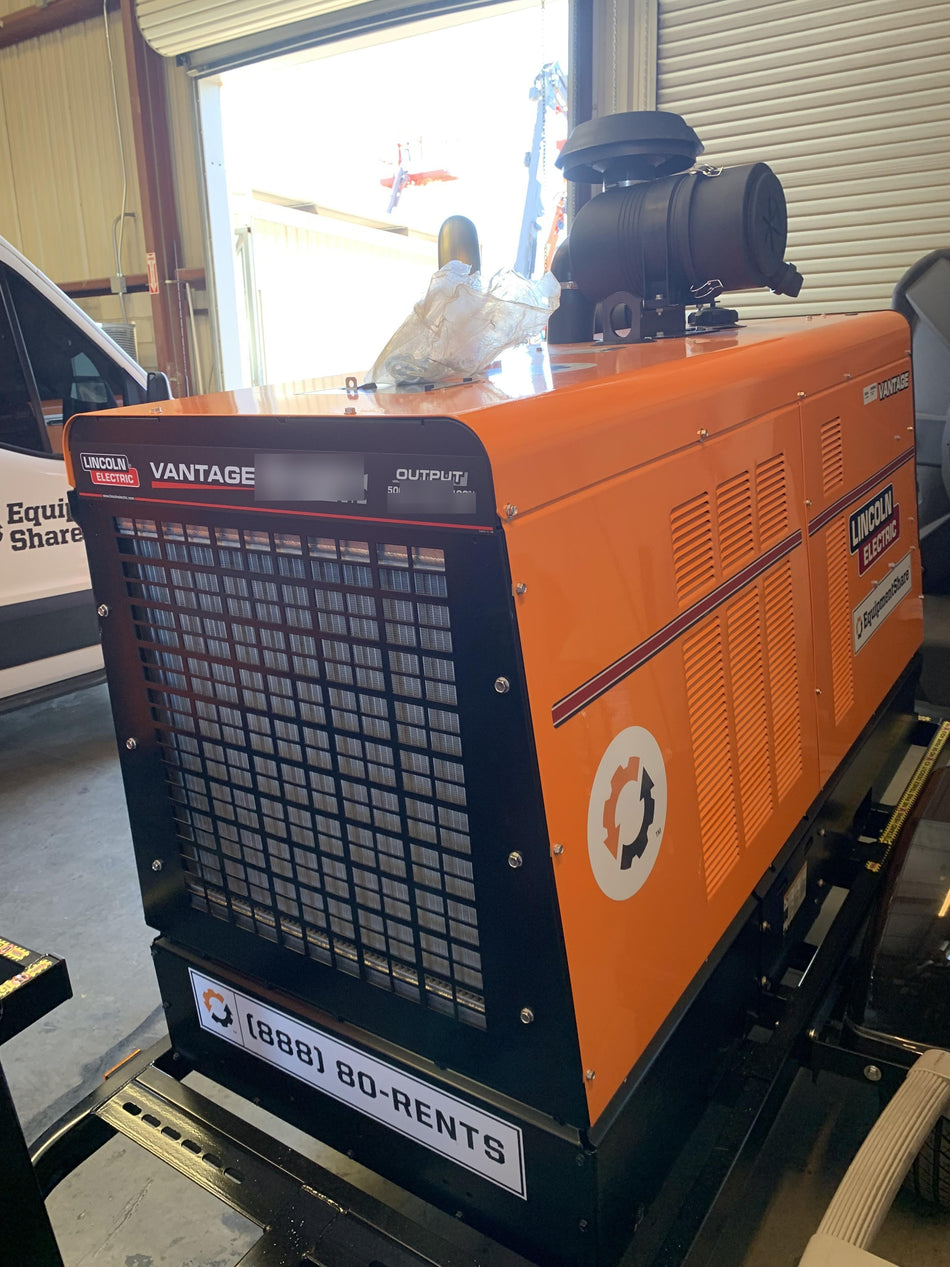 2021 Lincoln Electric Vantage 549X Ready Pak 3, ORANGE (includes trailer, cable rack, fender light kit)