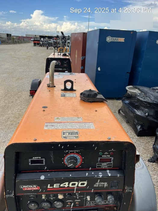 2022 Lincoln Electric LE400 Kubota V1505, Trlr, Cable Rack, Light Kit, ES Decals, T3