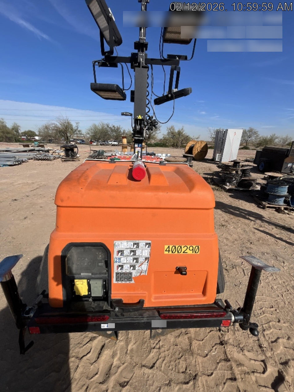 2024 Generac MLT2 Diesel, Flex Switch 120V Input, Powerzone Controller, 
(4) 320W LED Lights, 4kW Generator, 39.9 Gal Fuel Tank, 2" Ball, T3