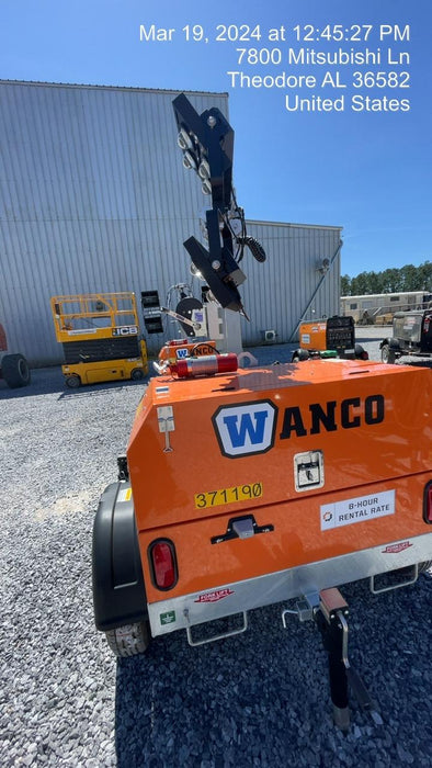2023 Wanco WLTT-4MM4K Diesel, Deep Sea Controller, Shore Power Plug, Auto Start, (4) 350W LED Floodlights, 4kW Generator, 60 Gal Fuel Tank, 2" Ball, T3