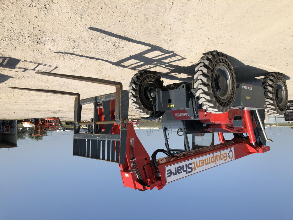 2019 Manitou MTA8044 MTA 8044 - 74 HP T4, Canopy, Worklights/Strobe, Beacon, 66" Carriage, 48" Forks, Solid Tires, Lift Hook, Aux Hydraulics