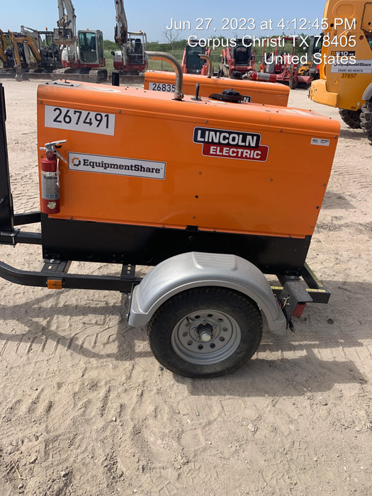 2022 Lincoln Electric LE400 Kubota V1505, Trlr, Cable Rack, Light Kit, ES Decals, T3