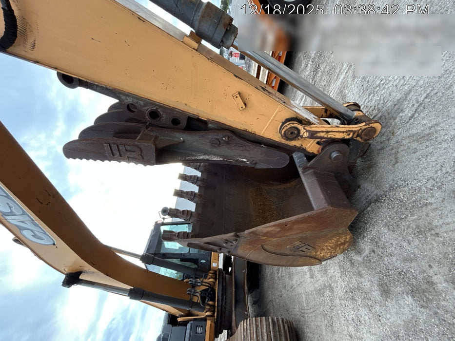 2016 Case CX300D CAB A/C, 12' ARM, STEEL TRACKS, THUMB