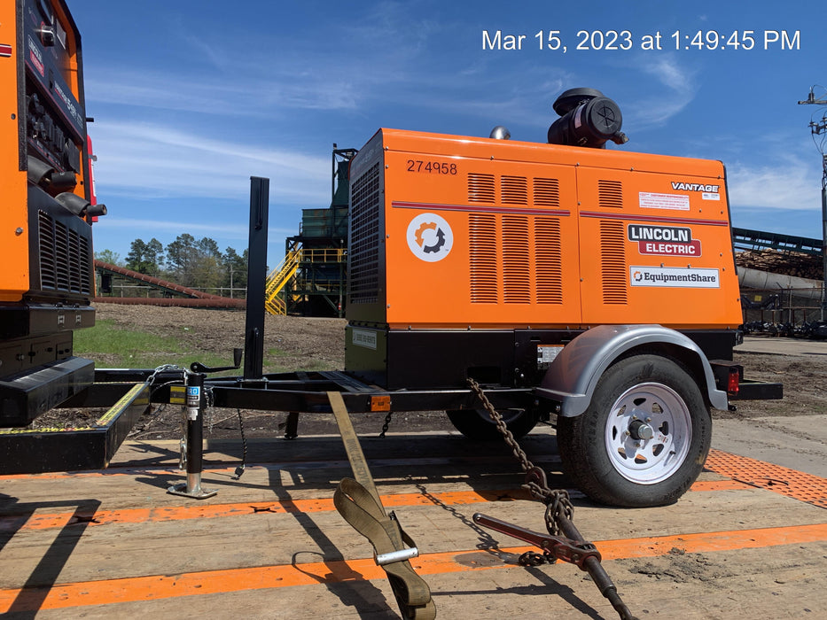 2022 Lincoln Electric Vantage 549X Crosslink Technology, Trailer Mounted, ES Decals, T3