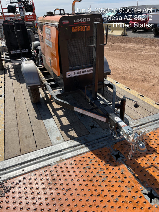 2022 Lincoln Electric LE400 Kubota V1505, Trlr, Cable Rack, Light Kit, ES Decals, T3