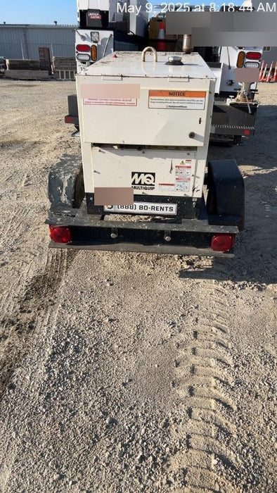 2019 Multiquip DLW400ESA4 Dual Pack, Trailer Mounted