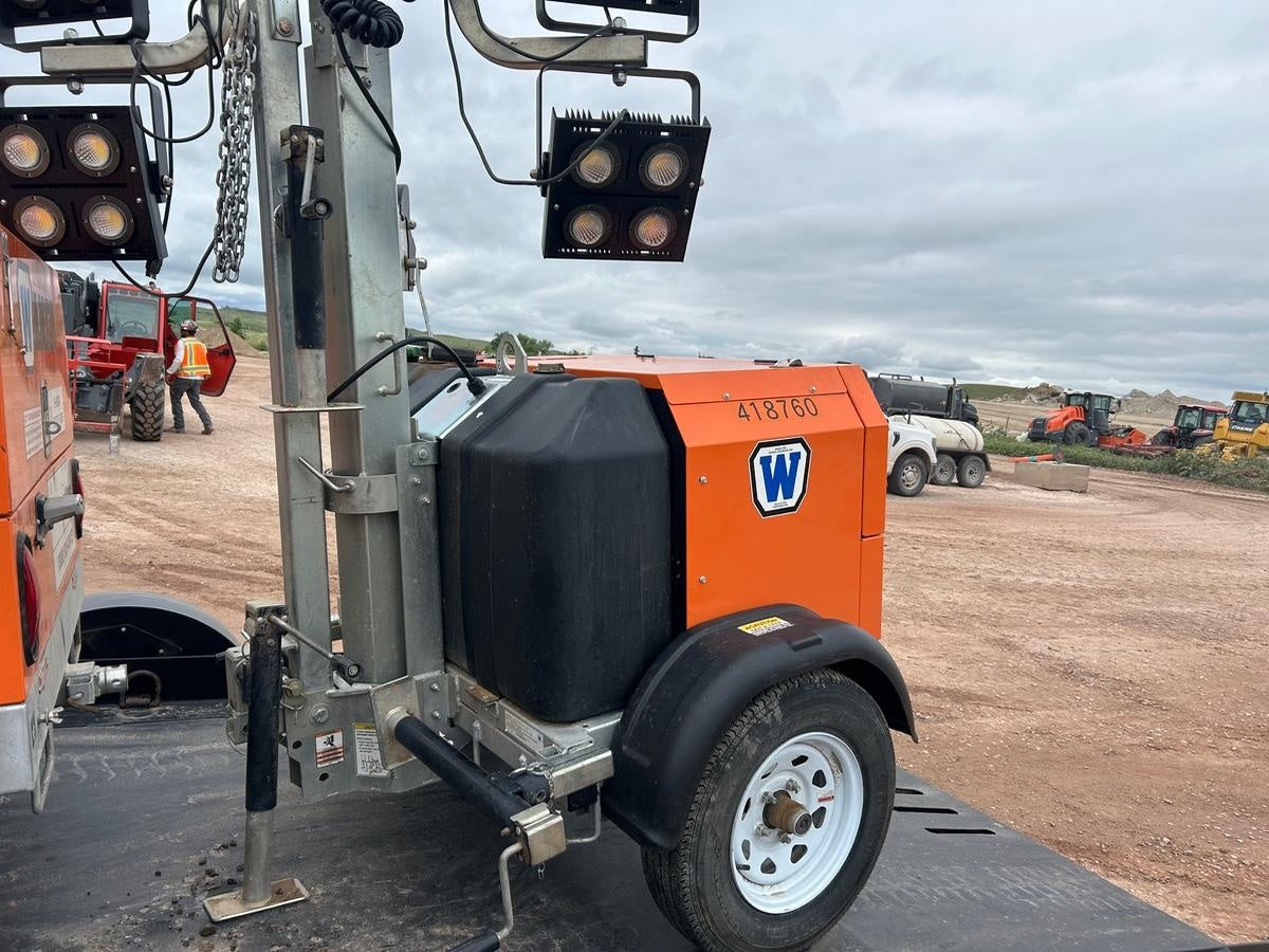2024 Wanco WLTT-4MM4K Diesel, Deep Sea Controller, Shore Power Plug, Auto Start, (4) 350W LED Floodlights, 4kW Generator, 60 Gal Fuel Tank, 2" Ball, T3