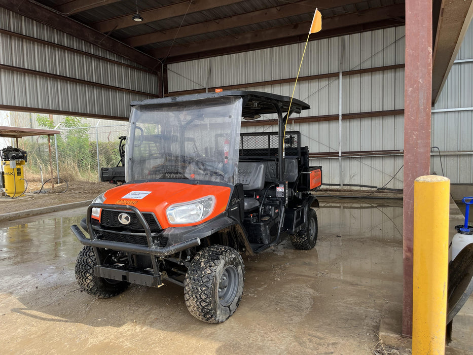 2024 Kubota RTV-X1140W-H 4WD, LED Strobe, Windshield Acrylic Clear, Plastic Canopy, Wire Harness Kit, Backup Alarm