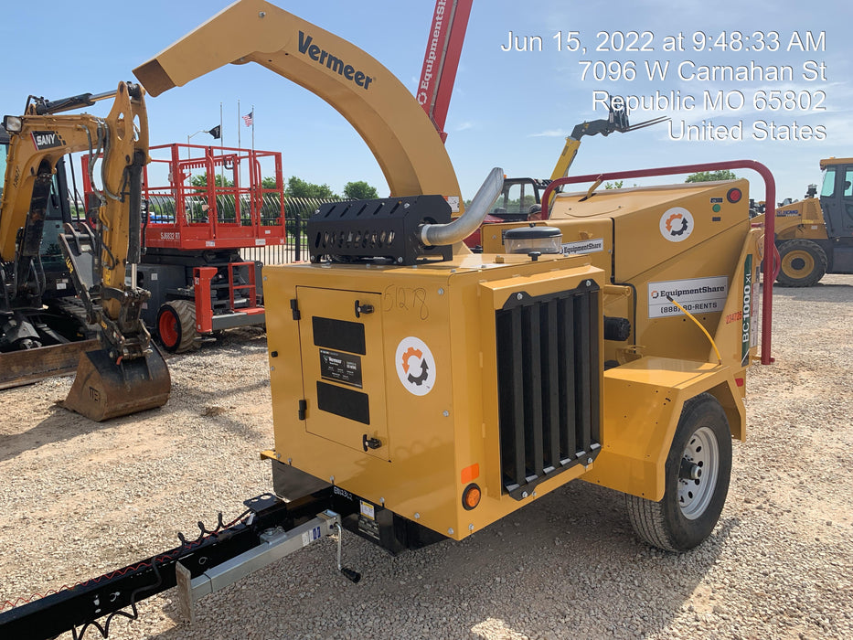2022 VERMEER BC1000XL Diesel