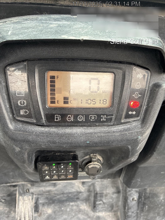 2019 Kubota RTV-X1140W-H 4wd Utility Cart, LED Strobe, Windshield Tempered Glass, Plastic Canopy, Wire Harness Kit, Backup Alarm