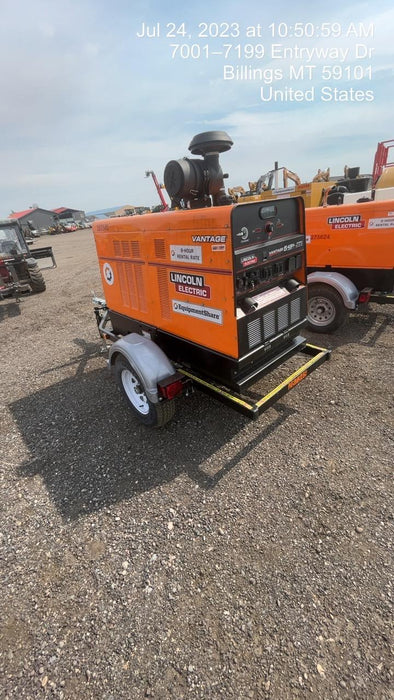 2022 Lincoln Electric Vantage 549X Crosslink Technology, Trailer Mounted, ES Decals, T3