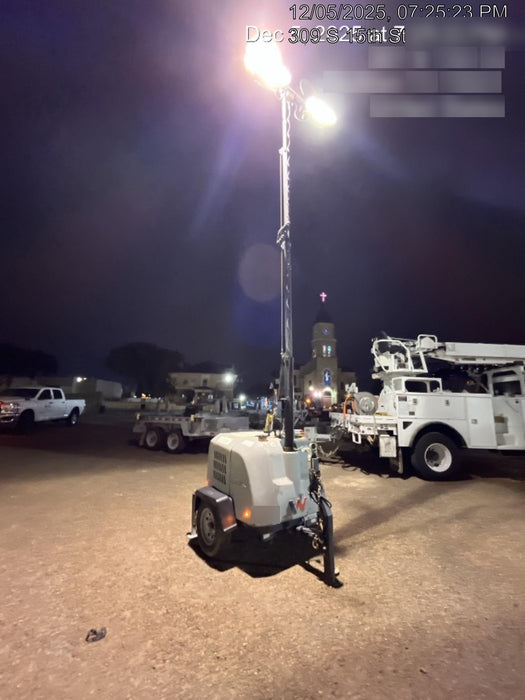2018 Wacker Neuson LTV6K-MH Wacker Neuson LTV6K Mobile Light Tower w/Fuel Level Sensor Installed, Trailer VIN 5XFLV0416JM004545