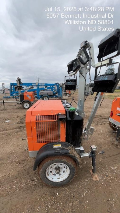 2024 Wanco WLTT-4MM4K Diesel, Deep Sea Controller, Shore Power Plug, Auto Start, (4) 350W LED Floodlights, 4kW Generator, 60 Gal Fuel Tank, 2" Ball, T3