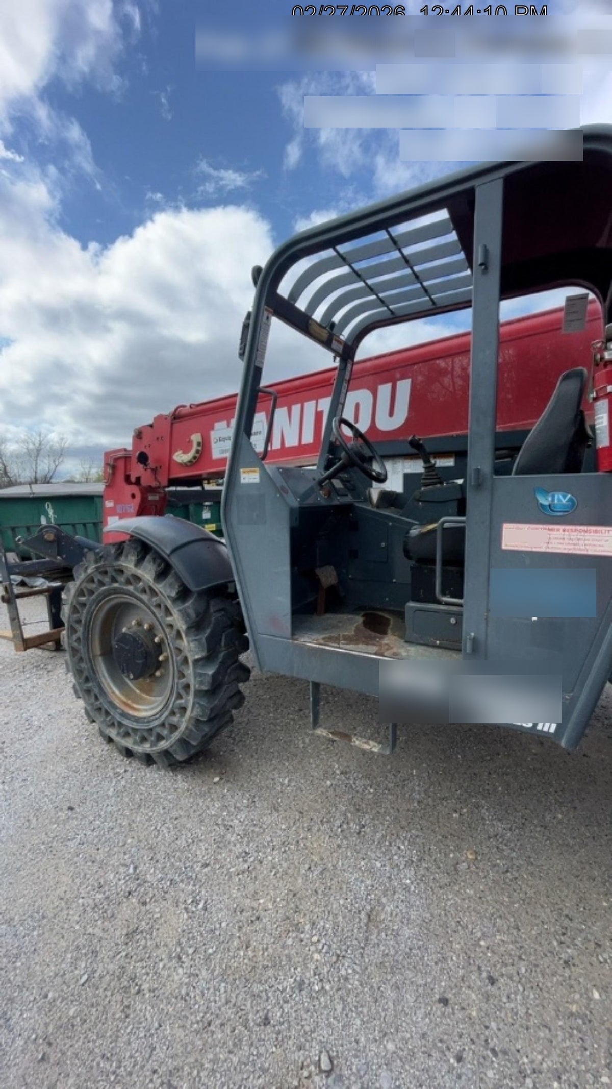 2018 MANITOU MTA10055