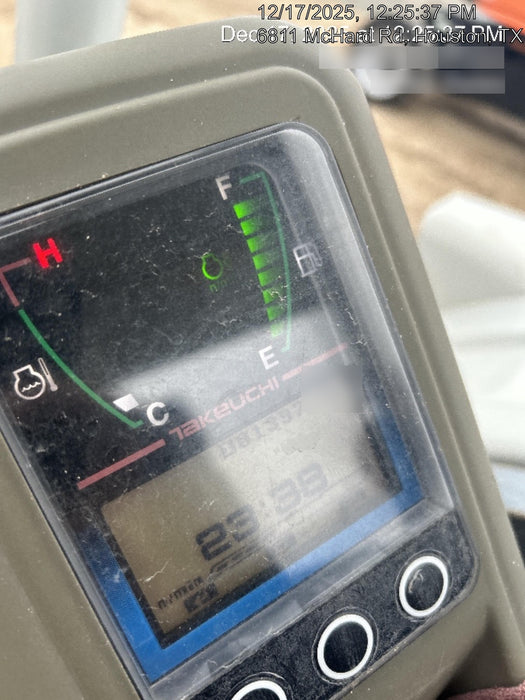 2021 TAKEUCHI TB250-2