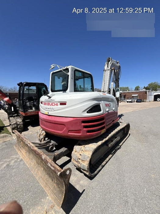 2019 Takeuchi TB290 Cab, AC, Rubber Tracks, Dozer Blade, Travel Alarm, Control Pattern Change Valve, Auxiliary Hydraulics w/18" Quick Coupler Bucket with teeth, 6.2 cu. ft. capacity/24" Quick Coupler Bucket with teeth, 8.6 cu. ft. capacity/36" Quick Coupler Bucket with teeth, 13.4 cu. ft. capacity, Quick Coupler, Hydraulic Thumb Installed