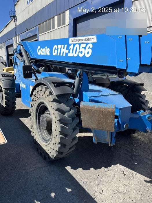 2018 Genie GTH-1056 Genie GTH-1056 w/ROPS, Work Lights, Solid Tires, RH Cab Mesh, Beacon, 60" Carriage and Forks