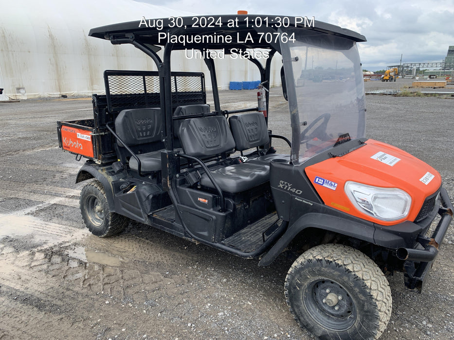 2023 Kubota RTV-X1140W-H 4WD, LED Strobe, Windshield Acrylic Clear, Plastic Canopy, Wire Harness Kit, Backup Alarm