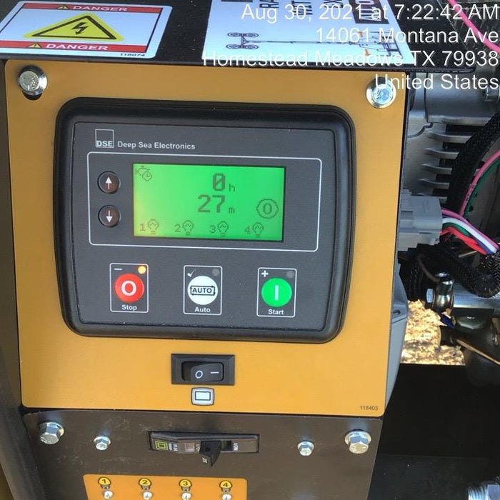 2021 Allmand NLV3GR (4) LED Light Fixture 350W, 23' Vertical Mast, 3kW Prime, Towable, Deep Sea L401, Leveling Jacks, Yanmar T4F 5.8hp